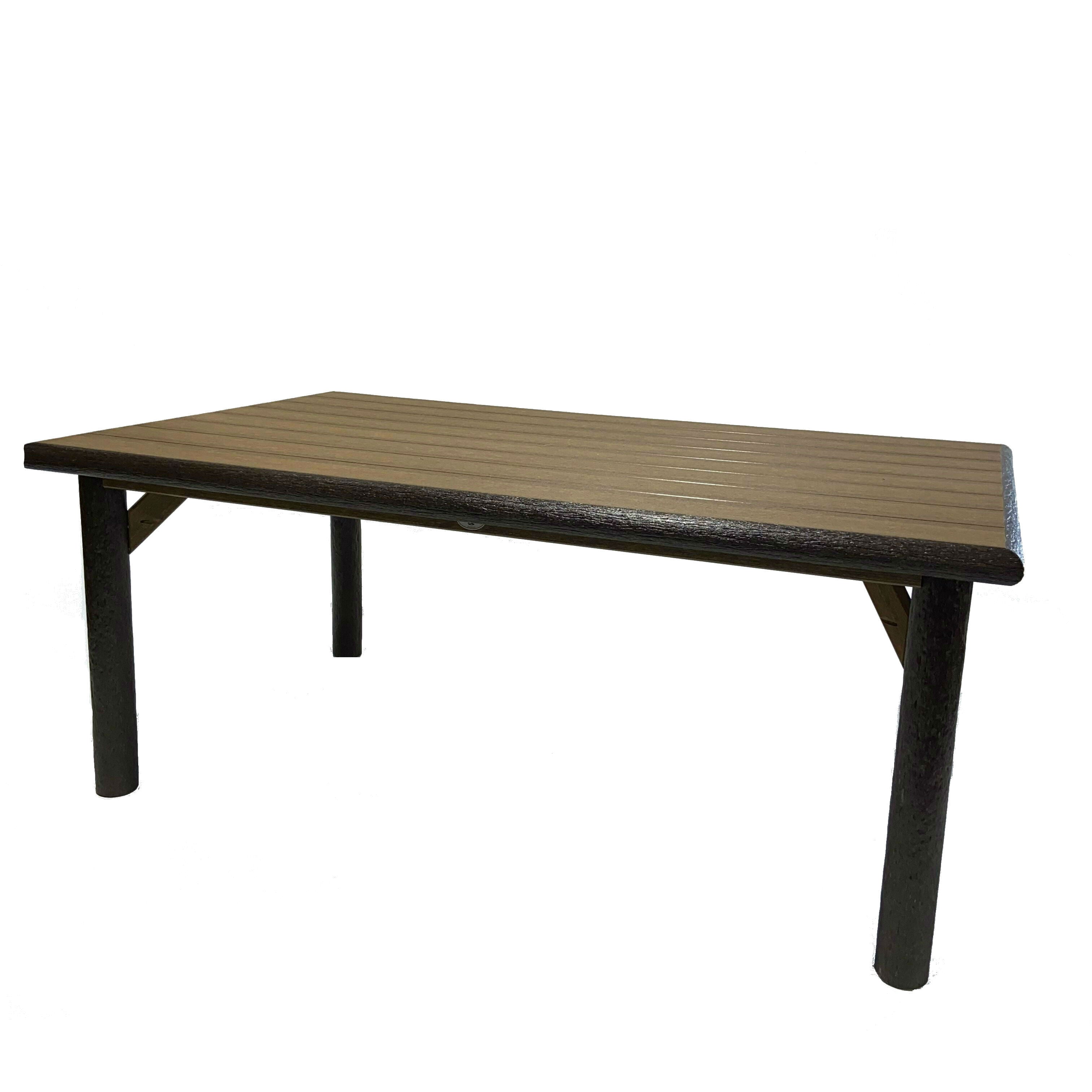 Great Woods Rustic PolyLog Rectangle 44