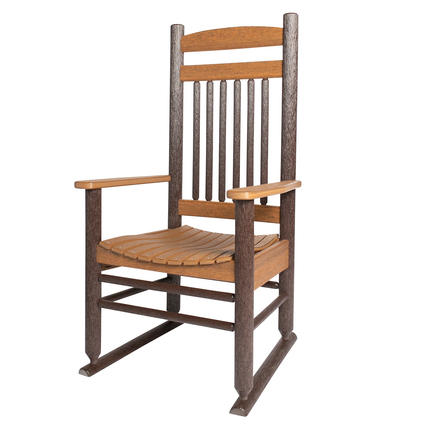 Americana Rustic Polylog Captain's Dining Chair
