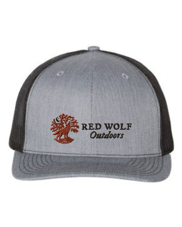 Red Wolf Outdoors Heather & Black Trucker Cap