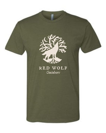 Crew Blend Red Wolf Outdoors T-shirt