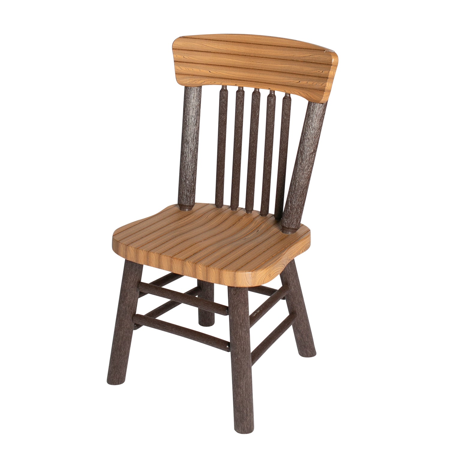 Great Woods Rustic PolyLog Dining Height Side Chair